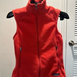 Patagonia Synchilla Orange Fleece Vest